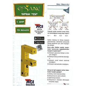 Açı Yayınları 5.Sınıf Fen Bilimleri Yaprak Test