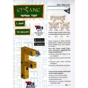 Açı Yayınları 5.Sınıf Fen Bilimleri Yaprak Test