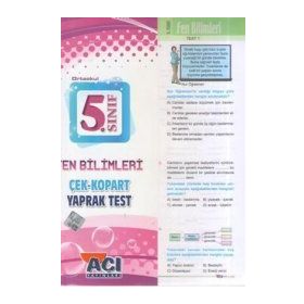 Açı Yayınları 5.Sınıf Fen Bilimleri Yaprak Test