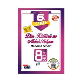 Açı Yayınları 6. Sınıf Din Kültürü Ve Ahlak Bilgisi 8'li Deneme Sınavı