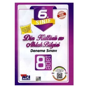 Açı Yayınları 6. Sınıf Din Kültürü Ve Ahlak Bilgisi 8'li Deneme Sınavı