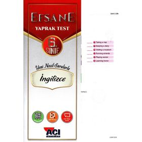Açı Yayınları 6.Sınıf İngilizce Efsane Çek Kopart Yaprak Test