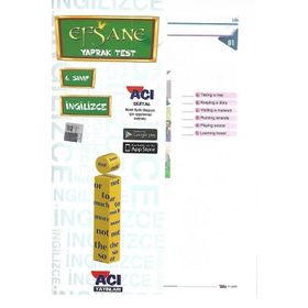 Açı Yayınları 6.Sınıf İngilizce Efsane Çek Kopart Yaprak Test