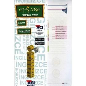 Açı Yayınları 6.Sınıf İngilizce Efsane Çek Kopart Yaprak Test