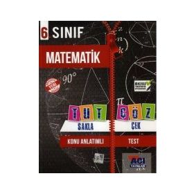 Açı Yayınları 6. Sınıf Matematik Tut Sakla Çek Çöz