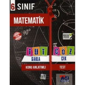 Açı Yayınları 6. Sınıf Matematik Tut Sakla Çek Çöz