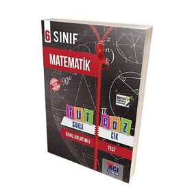 Açı Yayınları 6. Sınıf Matematik Tut Sakla Çek Çöz