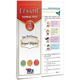 Açı Yayınları 6.Sınıf Sosyal Bilgiler Efsane Çek Kopart Yaprak Test