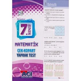 Açı Yayınları 7.Sınıf Din Kültürü Çek Kopart