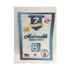 Açı Yayınları 7. Sınıf Matematik 8 Adet Deneme Sınavı