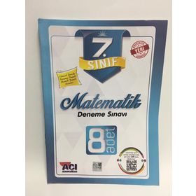 Açı Yayınları 7. Sınıf Matematik 8 Adet Deneme Sınavı