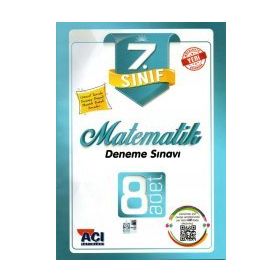 Açı Yayınları 7. Sınıf Matematik 8 Adet Deneme Sınavı
