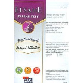 Açı Yayınları 7.Sınıf Sosyal Bilgiler Efsane Çek Kopart Yaprak Test