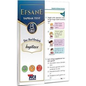 Açı Yayınları 8.Sınıf İngilizce Efsane Çek Kopart Yaprak Test
