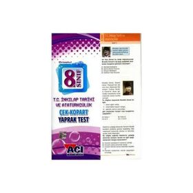 Açı Yayınları 8.Sınıf İnkılap Tarihi Yaprak Test