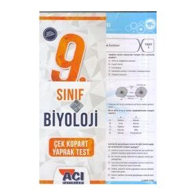 Açı Yayınları 9.Sınıf Biyoloji Yaprak Test