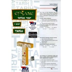 Açı Yayınları 9. Sınıf Efsane Tarih Çek Kopart Yaprak Test