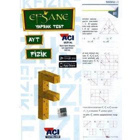 Açı Yayınları AYT Fizik Efsane Çek Kopart Yaprak Test