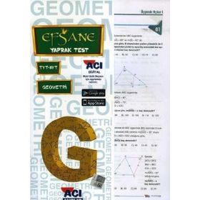 Açı Yayınları TYT AYT Geometri Efsane Çek Kopart Yaprak Test