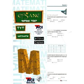 Açı Yayınları TYT Matematik Efsane Çek Kopart Yaprak Test