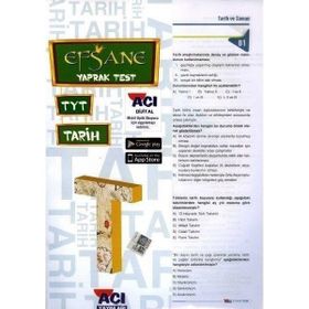 Açı Yayınları TYT Tarih Efsane Yaprak Test