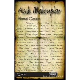 AÇIK MEKTUPLAR - AHMET ÖZCAN