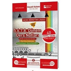 Açık Öğretim Lisesi Tüm Dersler 5. 6. 7. 8. Dönem Ders Notları - Kolektif