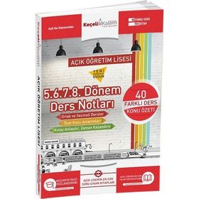 Açık Öğretim Lisesi Tüm Dersler 5. 6. 7. 8. Dönem Ders Notları - Kolektif