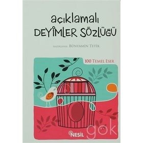 AÇIKLAMALI DEYIMLER SÖZLÜĞÜ (KENAR BOYALI) - KOMISYON
