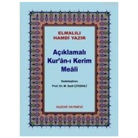 AÇIKLAMALI KUR'AN-I KERIM MEALI (ÇANTA BOY) METINSIZ (044) - ELMALILI MUHAMMED HAMDI YAZIR
