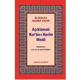 AÇIKLAMALI KUR'AN-I KERIM MEALI (KÜÇÜK BOY) METINSIZ (045) - ELMALILI MUHAMMED HAMDI YAZIR