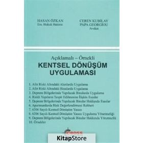 Açıklamalı-Örnekli Kentsel Dönüşüm Uygulaması - Hasan Özkan Ceren Kubilay Papa Georgiou