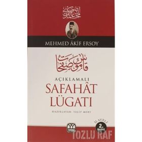 AÇIKLAMALI SAFAHAT LÜGATI - TALIP MERT