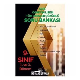 Açıköğretim Lisesi 9. Sınıf Tüm Dersler Çözümlü Soru Bankası Kollektif Milenyum Yayınevi