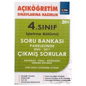 Açıköğretim Sınavlarına Hazırlık 4. Sınıf İşletme Bölümü 2012 - Kollektif