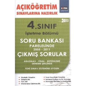 Açıköğretim Sınavlarına Hazırlık 4. Sınıf İşletme Bölümü 2012 - Kollektif
