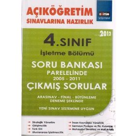 Açıköğretim Sınavlarına Hazırlık 4. Sınıf İşletme Bölümü 2012 - Kollektif