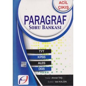 Acil Çıkış Paragraf Soru Bankası - Ahmet Taş