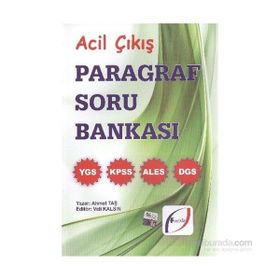 Acil Çıkış Paragraf Soru Bankası - Ahmet Taş