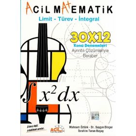 Acil Matematik Limit Türev İntegral Konu Denemeleri Acil Yayınları