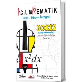 Acil Matematik Limit Türev İntegral Konu Denemeleri Acil Yayınları
