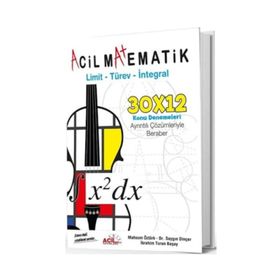 Acil Matematik Limit Türev İntegral Konu Denemeleri Acil Yayınları