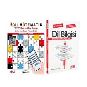 Acil Tyt Matematik ve Akm Dil Bilgisi Soru Bankası Seti 2 Kitap