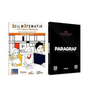Acil Tyt Matematik ve Marka Paragraf Soru Bankası Seti 2 Kitap