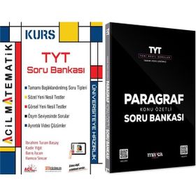 Acil Tyt Matematik ve Marka Paragraf Soru Bankası Seti 2 Kitap