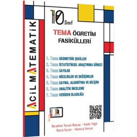 Acil Yayınları 10. Sınıf Acil Matematik Tema Öğretim Fasikülleri