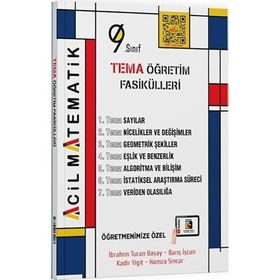 Acil Yayınları 10. Sınıf Acil Matematik Tema Öğretim Fasikülleri