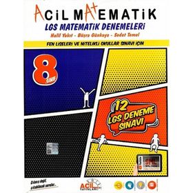 Acil Yayınları 8. Sınıf LGS 12 Deneme