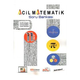 Acil Yayınları Acil 11. Sınıf Matematik Soru Bankası 2024