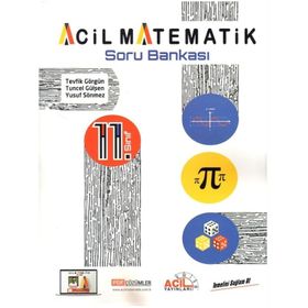 Acil Yayınları Acil 11. Sınıf Matematik Soru Bankası 2024